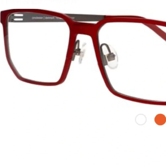 ProDesign Denmark 6936 Men’s Eyeglasses Frames Case. RXable c4031 Red Dark NWT - Picture 2 of 10